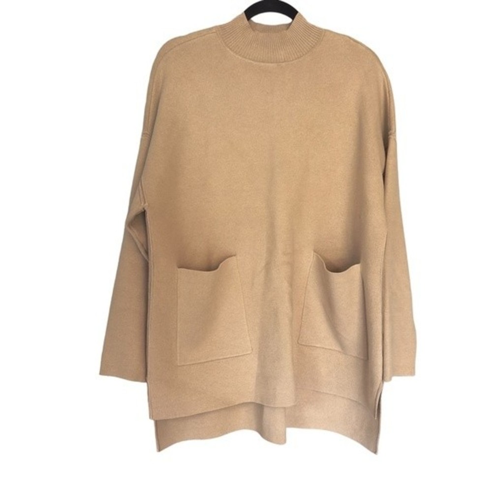 Chico’s Milano Stitch Mock Neck Pullover Sweater Size XL NWOT